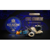 Табак Kraken Lychee Strawberry L11 Strong Ligero (Личи Клубника) 30г Акцизный